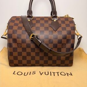Louis Vuitton Speedy B 25 Damier Ebene